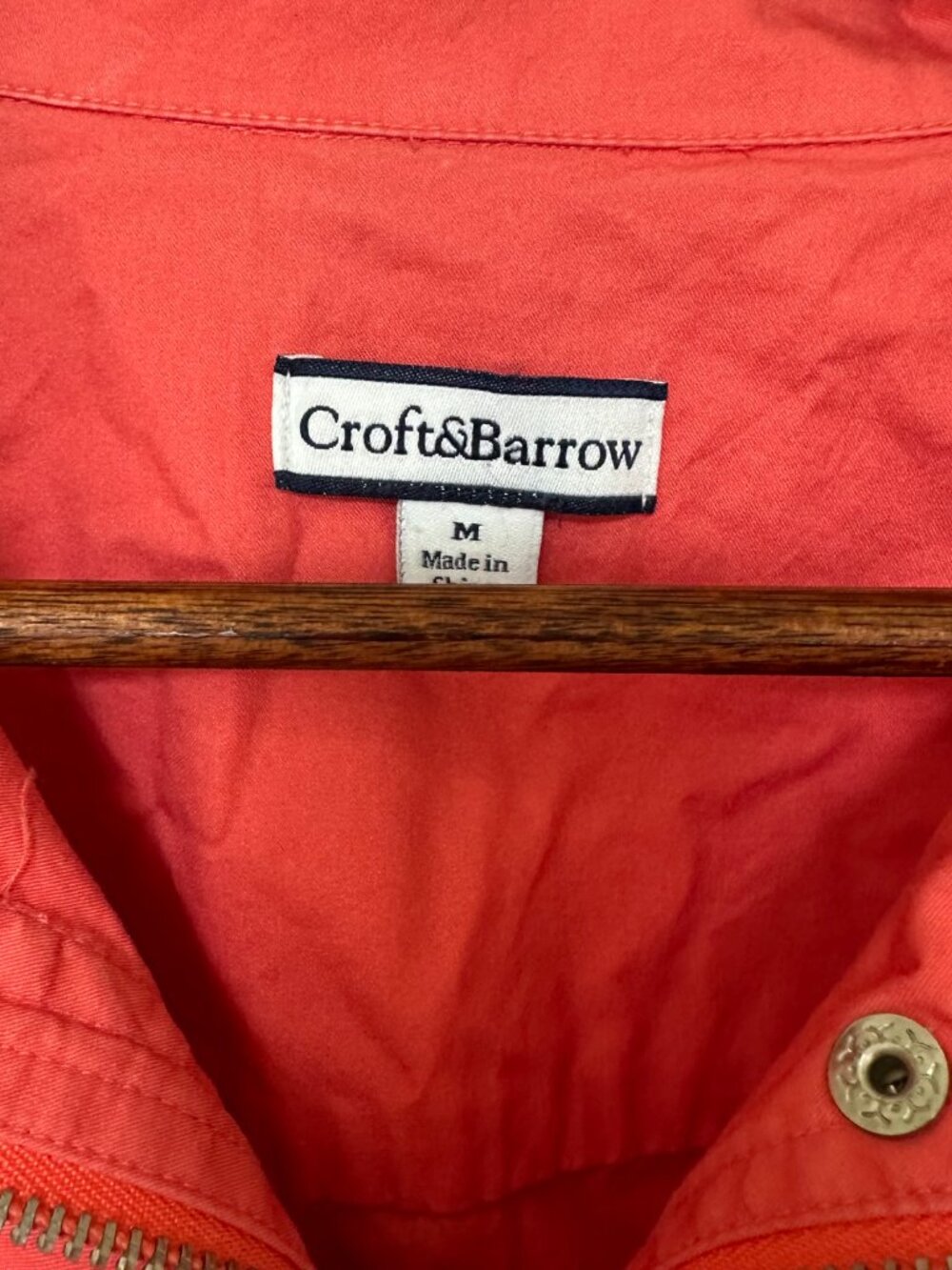 Croft & Barrow Salmon Pink Cinched Utility Jacket Size Medium🌸 - Picture 2 of 6